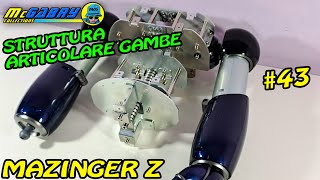 MAZINGER Z HACHETTE DA COSTRUIRE N43 STRUTTURA ARTICOLARE DELLE GAMBE 1UNBOXING EDICOLA [upl. by Arlen177]