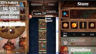 Cookie Clicker Click Frenzy  Elder Frenzy  Godzamok Combo [upl. by Edmea]