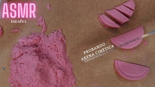 Probando arena kinética mini vídeo  ASMR Español [upl. by Atiruam]