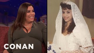 Eva Longoria Worked At Wendy’s Illegally To Pay For Her Quinceañera  CONAN on TBS [upl. by Silverstein]