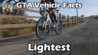 Lightest Vehicles  GTA 5 Vehicle Facts Countdown [upl. by Leummas]