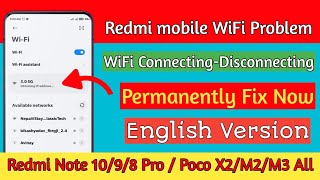 Fix WiFi Keeps Disconnecting Problem  Redmi POCO MIUI 12 WiFi Problem Fixed [upl. by Eirahs]