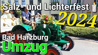 🥳 Umzug Salz und Lichterfest Bad Harzburg 2024 Auszug lichterfest badharzburg harz [upl. by Llerrac548]