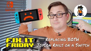 JoyCon Drift Fix How to Replace the Nintendo Switch Left JoyCon Joystick [upl. by Eiderf]