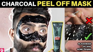 BOMBAY SHAVING COMPANY CHARCOAL PEEL OFF MASK REVIEW  QualityMantra [upl. by Mittel]