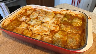 Gołąbki Polish Stuffed Cabbage Rolls [upl. by Pernell]