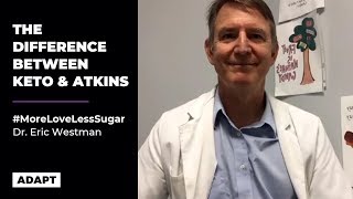 The Difference Between Keto And Atkins — Dr Eric Westman Live Talk [upl. by Aerua]