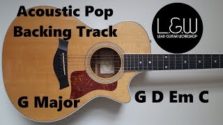 G Major Backing track G Ionian Acoustic Pop backing track [upl. by Bambi]