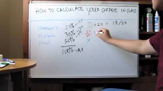 How to Calculate Your Grade in a Class [upl. by Ahsieken]