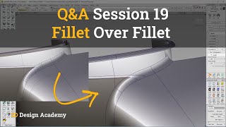 Autodesk Alias Tutorials I QampA 19  Fillet over Fillet [upl. by Timon]