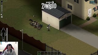 Dying in Project Zomboid Cleaning up the neighbourhood [upl. by Wehrle]