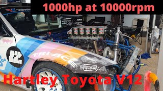 1000hp at 10000rpm Hartley engineerings amazing Toyota 1GZ V12 beast [upl. by Ahto]