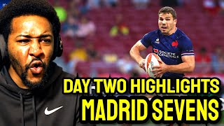 Madrid Sevens Day Two Highlights  Reaction [upl. by Eulalia73]