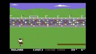 C64 World Games Caber Toss  39 6quot [upl. by Artinak]