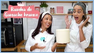 GANACHE BRANCO PARA BLINDAR SEU BOLO com Lu Feitoza [upl. by Lederer943]