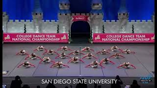 SDSU Dance Team Jazz 2024 semifinals [upl. by Joseito680]