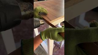 Applying edging strips to laminate worktops woodworking tools carpentry diy wood woodcraft [upl. by Sudoeht]