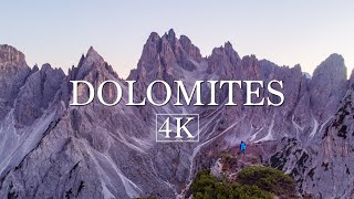 Dolomites by Drone 4K [upl. by Jorin]