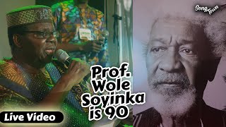 Ebenezer Obey Live at Professor Wole Soyinkas 90th Birthday [upl. by Artemla25]