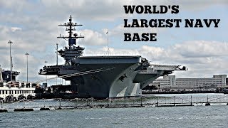 Worlds Largest Navy Base  Naval Ship Tour [upl. by Gathers]