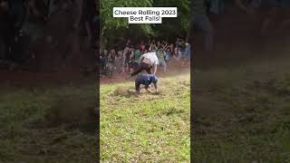 Cheese Rolling WORST FALLS and INJURIES 2023 [upl. by Woodruff]