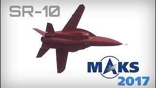 MAKS 2017  KB SAT SR10 Trainer Jet  HD 50fps [upl. by Eniagrom]