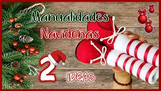 2 LINDAS MANUALIDADES PARA NAVIDAD  Manualidades navideñas para vender  Christmas crafts to sell [upl. by Airekat]