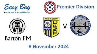 Tadcaster Albion v Barton Town NCEL 8 November 2024 [upl. by Ramedlav]