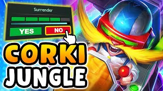 My teammates thought I was trolling by picking Corki Jungle so i carried the game [upl. by Lawford]