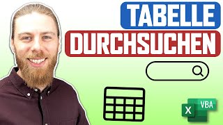 Tabelle durchsuchen und Wert ausgeben  Excel VBA [upl. by Ahtabat]