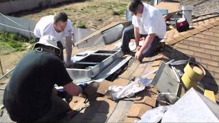 How to Install a Air Conditioning Unit Rooptop [upl. by Odraude]