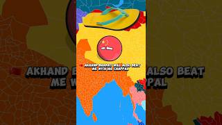 What if India 🇮🇳 Revives Akhand bharat 🤔🤯countryballs nutshell shortsfeed shorts [upl. by Ivonne]