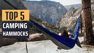 Best Camping Hammocks 2024  Top 5 Picks [upl. by Ardnoyek905]