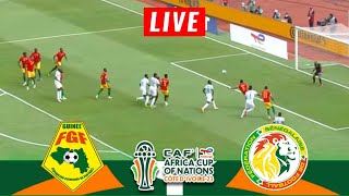 🔴LIVE Guinea vs Senegal  African Cup of Nations 2023  Match Today⚽🎬 [upl. by Lossa383]