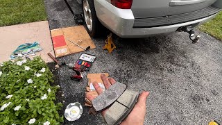 How To Replace Rear Brake Pads 20072014 Tahoe GMC Silverado Escalade Suburban Avalanche etc [upl. by Eadith]