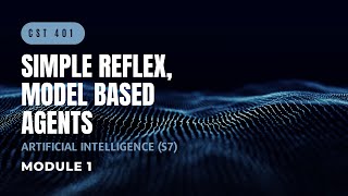 Structure of Agent Simple Reflex Model Based  CST401  AI MODULE 1  KTU  Anna Thomas  SJCET [upl. by Haeli998]