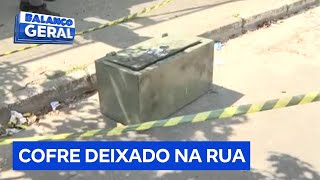 Mistério no Ipiranga homem deixa cofre no meio da rua e vai embora [upl. by Gefell]