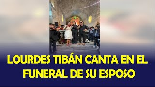 LOURDES TIBÁN CANTA EN EL FUNERAL DE SU ESPOSO RAÚL ILAQUICHE [upl. by Fenny]