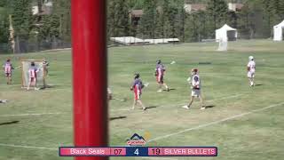 Black Seals vs Silver Bullets  2023 Vail Lacrosse Shootout Elite Semifinal 1 [upl. by Chara954]