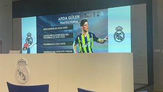 CANLI Arda Güler Real Madrid basın toplantısı [upl. by Nibla]