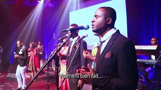 Jude Mbenga feat Gloria Kazadi Jessica Nfutu  Osali nga bolamu Live Rainbow Gospel Celebration [upl. by Pelson]