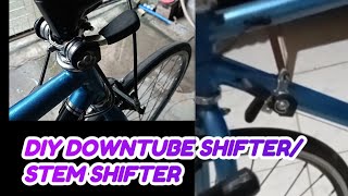 Diy Downtube shifterstem Shifter at Update review sa BNVB Dropbar at Ragusa Brakeset from Shopee [upl. by Brenton941]