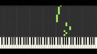 Dexys Midnight Runners Come On Eileen Easy Piano Tutorial Synthesia Right Hand Only [upl. by Cacie]