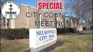 Nelsonville City Council Special Meeting 02102024 [upl. by Persis]