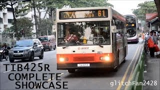 SMRT Retired Mercedes Benz O405 Hispano Carrocera First Unit TIB425R Complete Showcase [upl. by Iras]