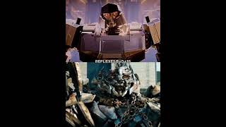 Megatron Dotm Vs Megatron Tr One transformers shorts editz [upl. by Tilla]