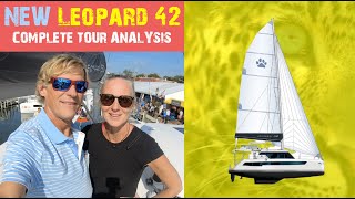 148 COMPLETE Tour amp Analysis  2021 Leopard 42 vs Leopard 44 Catamaran  2021 Annapolis Boat Show [upl. by Kimura605]