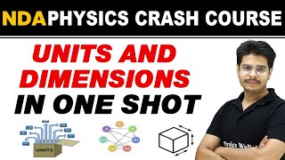 INTRODUCTION  UNITS amp DIMENSIONS in One Shot  NDA Physics Crash Course [upl. by Neetsirk]