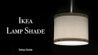 Ikea Ringsta Lamp Shade  Unboxing amp Setup amp Assembly  Ikea Hacks Series [upl. by Lleunamme]