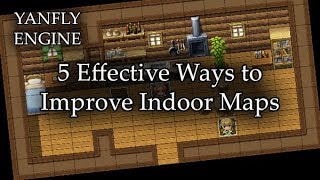 5 Effective Ways to Improve Indoor Maps  RPG Maker MV [upl. by Gearard]